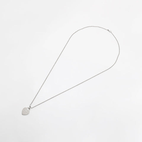 TIFFANY&Co. Heart Return to Plate Ball Chain Necklace Silver WS21887