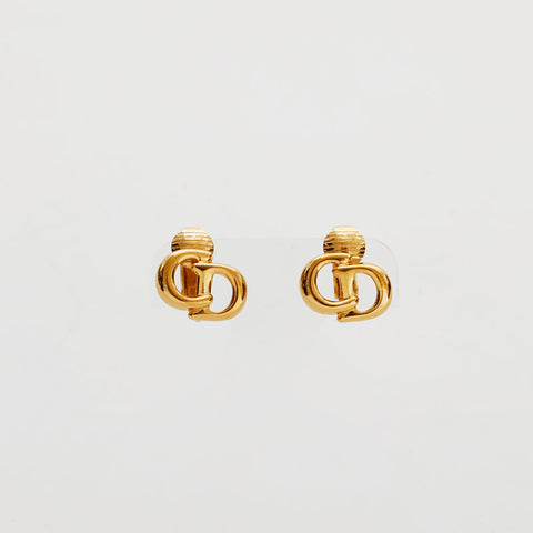 Christian Dior CD logo Earring gold WS21888