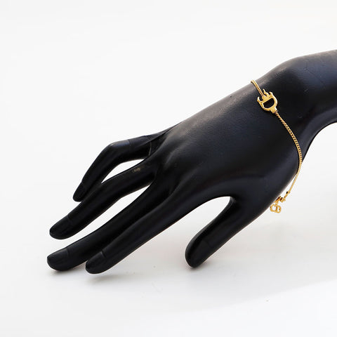 Christian Dior CD logo bracelet gold WS21889
