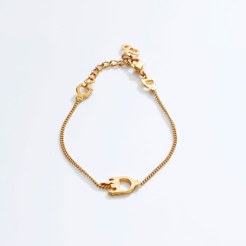 Christian Dior CD logo bracelet gold WS21889