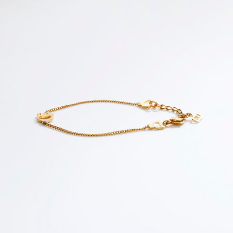 Christian Dior CD logo bracelet gold WS21889