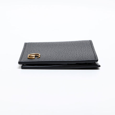 GUCCI GG Marmont Leather Bifold Wallet black WS21893