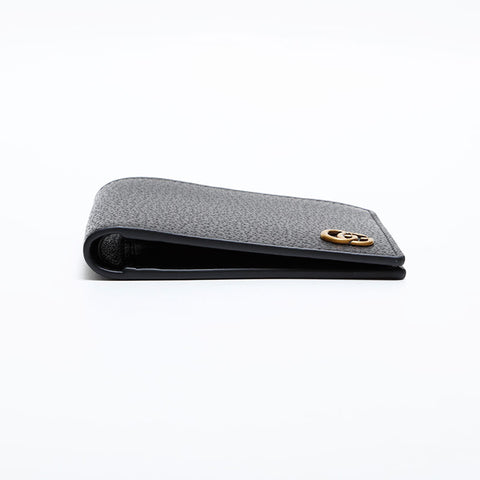 GUCCI GG Marmont Leather Bifold Wallet black WS21893