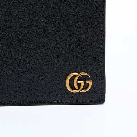 GUCCI GG Marmont Leather Bifold Wallet black WS21893