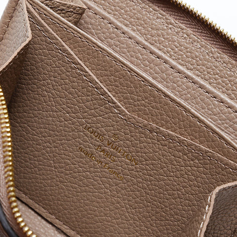 LOUIS VUITTON Empreinte Monogram Zippy Coin Purse Compact Wallet Coin case beige WS21894