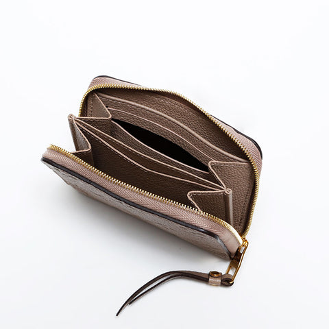 LOUIS VUITTON Empreinte Monogram Zippy Coin Purse Compact Wallet Coin case beige WS21894