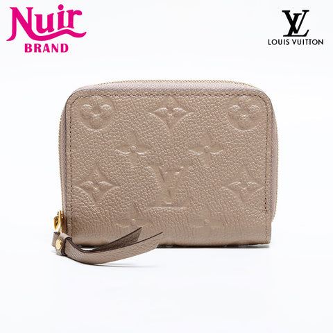 LOUIS VUITTON Empreinte Monogram Zippy Coin Purse Compact Wallet Coin case beige WS21894