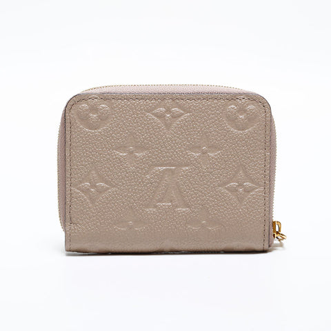 LOUIS VUITTON Empreinte Monogram Zippy Coin Purse Compact Wallet Coin case beige WS21894