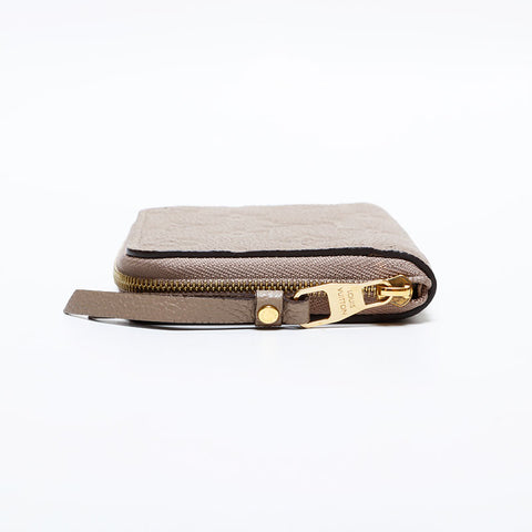 LOUIS VUITTON Empreinte Monogram Zippy Coin Purse Compact Wallet Coin case beige WS21894