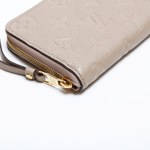 LOUIS VUITTON Empreinte Monogram Zippy Coin Purse Compact Wallet Coin case beige WS21894