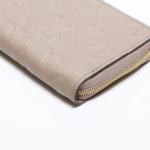 LOUIS VUITTON Empreinte Monogram Zippy Coin Purse Compact Wallet Coin case beige WS21894