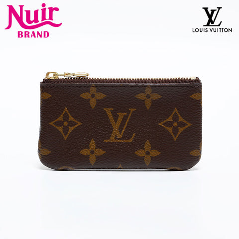LOUIS VUITTON Monogram Coin Case, 2005, Pochette Cle Key holder Brown WS21895