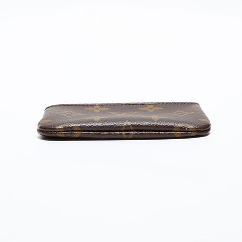 LOUIS VUITTON Monogram Coin Case, 2005, Pochette Cle Key holder Brown WS21895