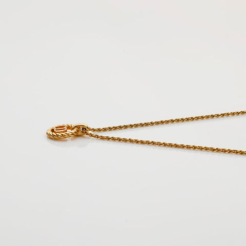 Christian Dior CD logo Necklace gold WS21897