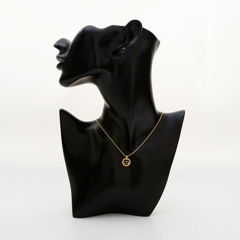 Christian Dior CD logo Necklace gold WS21897