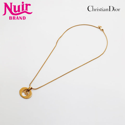 Christian Dior logo Necklace gold WS21898