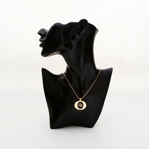 Christian Dior logo Necklace gold WS21898