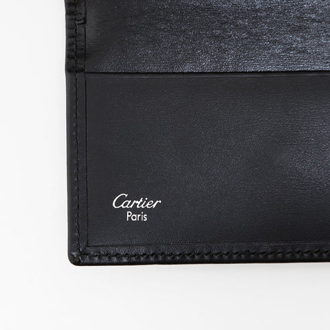 カルティエ CARTIER レザー パシャ キーケース ブラック WS21899