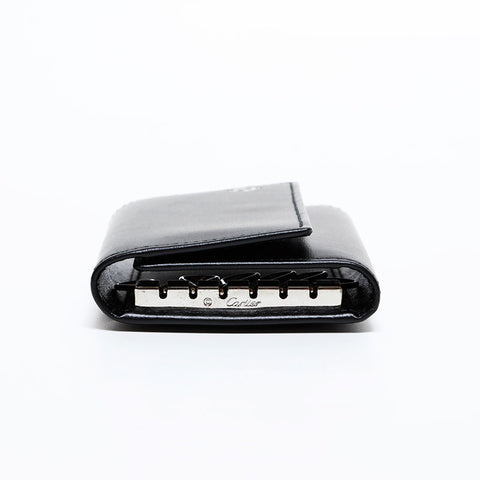 カルティエ CARTIER レザー パシャ キーケース ブラック WS21899