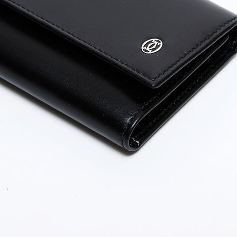 CARTIER Leather Pasha Key holder  black WS21899