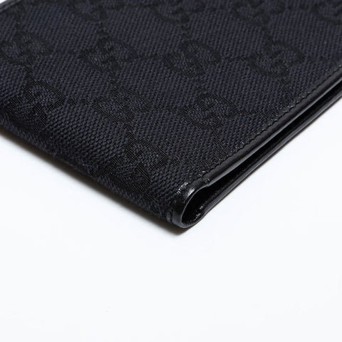 GUCCI GG canvas Bifold Wallet black WS21902