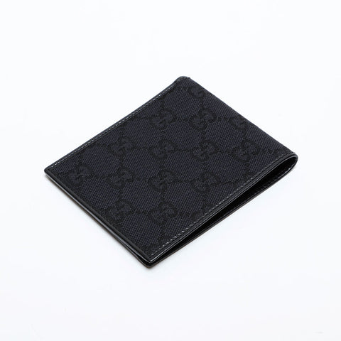 GUCCI GG canvas Bifold Wallet black WS21902