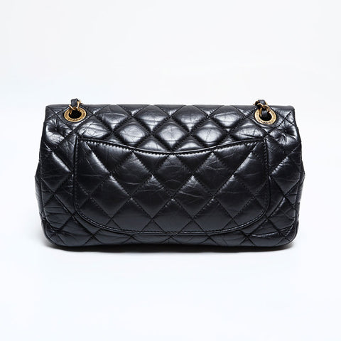 CHANEL 20 Series 2014-2015 Medal Coin Matelasse Chain Shoulder Bag black WS21908