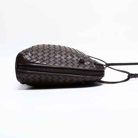 ボッテガヴェネタ BOTTEGAVENETA イントレチャート ショルダーバッグ ブラウン WS21914