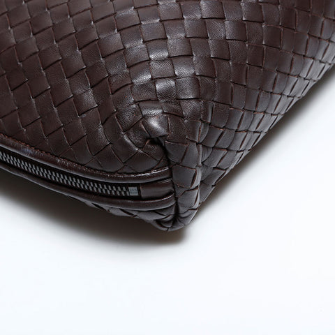 ボッテガヴェネタ BOTTEGAVENETA イントレチャート ショルダーバッグ ブラウン WS21914