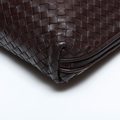 ボッテガヴェネタ BOTTEGAVENETA イントレチャート ショルダーバッグ ブラウン WS21914
