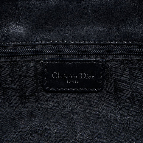 Christian Dior Leather Street Chic Shoulder Bag black WS21917