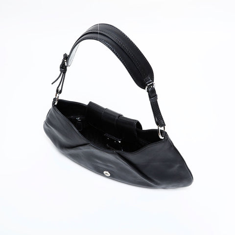 Christian Dior Leather Street Chic Shoulder Bag black WS21917