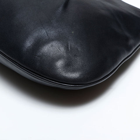 Christian Dior Leather Street Chic Shoulder Bag black WS21917