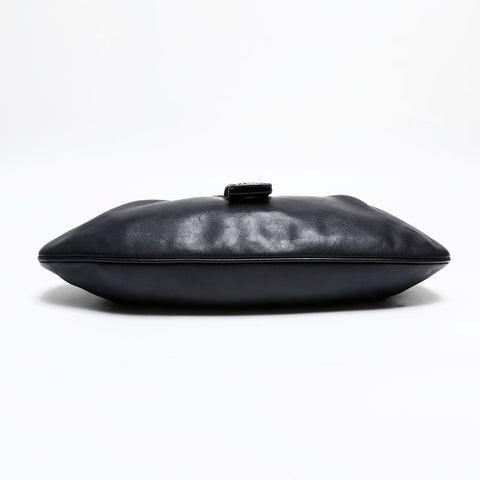 Christian Dior Leather Street Chic Shoulder Bag black WS21917