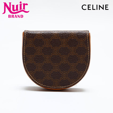 CELINE Macadam Coin case Brown WS21920