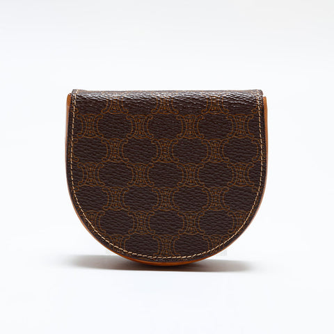 CELINE Macadam Coin case Brown WS21920