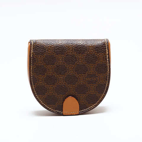 CELINE Macadam Coin case Brown WS21920