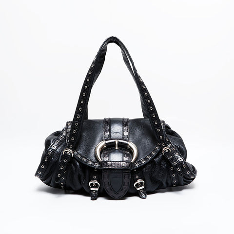 Christian Dior leather Handbag black WS21921
