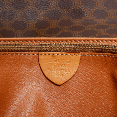 CELINE Macadam Shoulder Bag Brown WS21923