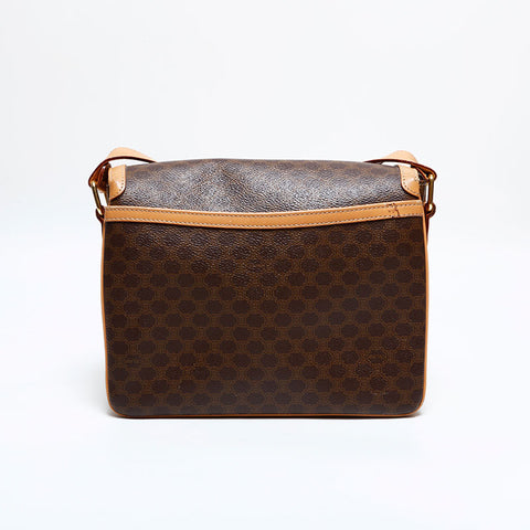 CELINE Macadam Shoulder Bag Brown WS21923