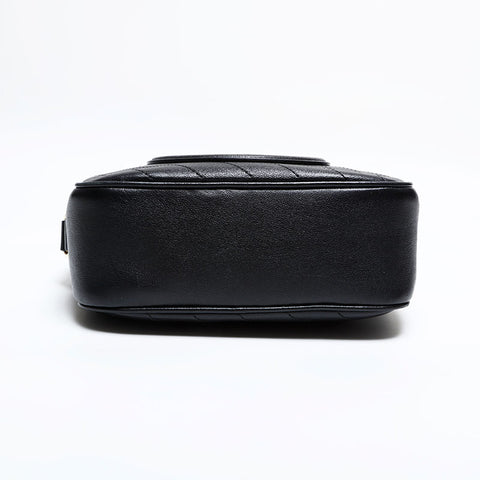 GUCCI Blondie Leather Camera Shoulder Bag black WS21924