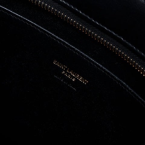 YVES SAINT LAURENT Baby Cabas 2way Leather Handbag black WS21925