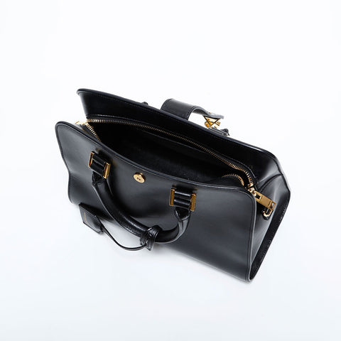 YVES SAINT LAURENT Baby Cabas 2way Leather Handbag black WS21925