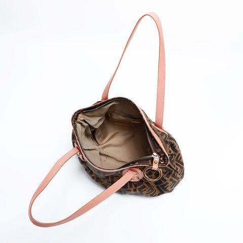 FENDI canvas zucca Tote Bag Brown WS21930