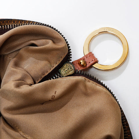 FENDI canvas zucca Tote Bag Brown WS21930