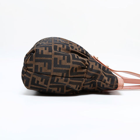 FENDI canvas zucca Tote Bag Brown WS21930