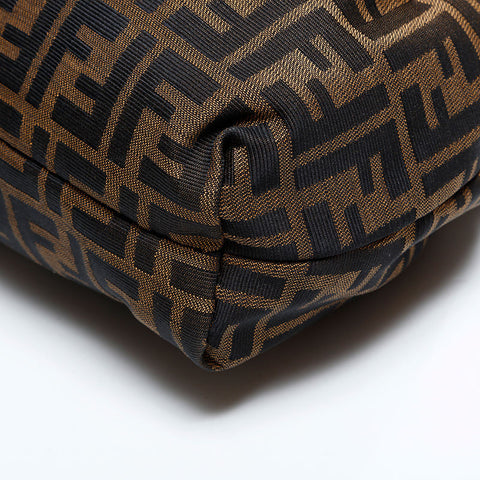 FENDI canvas zucca Tote Bag Brown WS21930