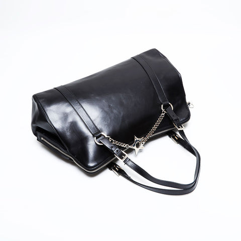Christian Dior Leather Star Tote Bag black WS21934