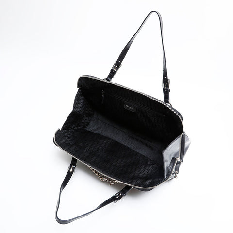 Christian Dior Leather Star Tote Bag black WS21934