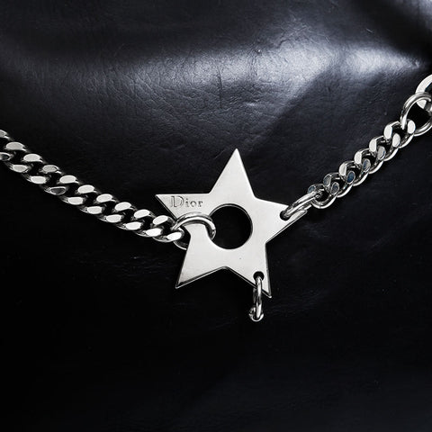 Christian Dior Leather Star Tote Bag black WS21934